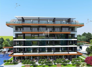 Investment project in installments from the developer, 64-232m² 400 meters from the sea, with facilities, Kestel, Alanya ID-15693 фото-3