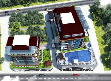 Investment project in installments from the developer, 64-232m² 400 meters from the sea, with facilities, Kestel, Alanya ID-15693 фото-13