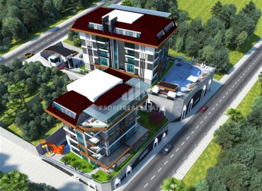 Investment project in installments from the developer, 64-232m² 400 meters from the sea, with facilities, Kestel, Alanya ID-15693 фото-14