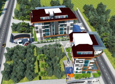 Investment project in installments from the developer, 64-232m² 400 meters from the sea, with facilities, Kestel, Alanya ID-15693 фото-15