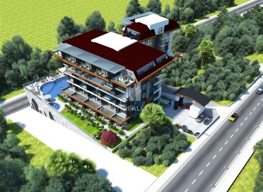 Investment project in installments from the developer, 64-232m² 400 meters from the sea, with facilities, Kestel, Alanya ID-15693 фото-17