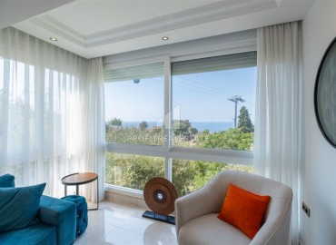 Элегантная квартира 2+1, 120м², с дизайнерским интерьером и потрясающим видом в центре Алании в 200м от пляжа Дамлаташ ID-15696 фото-7