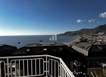 Bright furnished penthouse 125 m², layout 2+1, with panoramic views of the Mediterranean Sea, in the center of Alanya ID-15718 фото-15