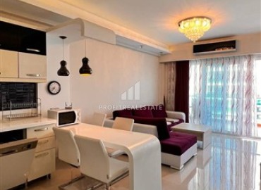 Furnished one-bedroom apartment 55m², with a modern interior, in a fashionable residence, Mahmutlar, Alanya ID-15722 фото-5