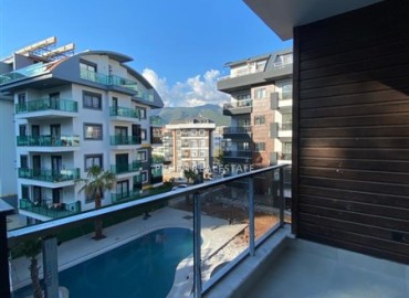 Two bedroom apartment, 90 m², fully finished in a residence with a swimming pool in Alanya - Oba ID-15723 фото-14