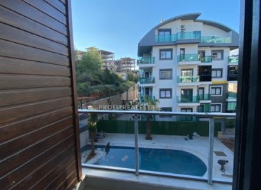Two bedroom apartment, 90 m², fully finished in a residence with a swimming pool in Alanya - Oba ID-15723 фото-15