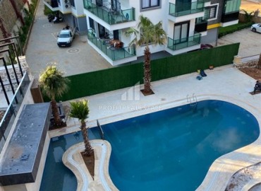 Two bedroom apartment, 90 m², fully finished in a residence with a swimming pool in Alanya - Oba ID-15723 фото-17