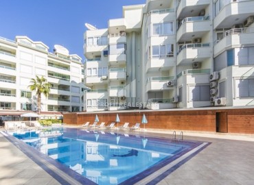 Modern furnished apartment 2+1, 100m², overlooking the Mediterranean Sea, on the first coastline, Oba, Alanya ID-15724 фото-1