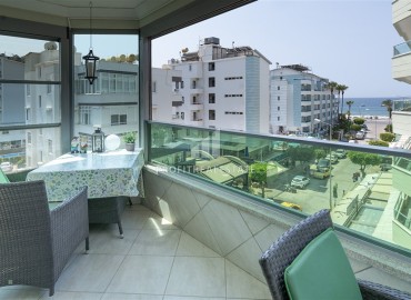 Современные меблированные апартаменты 2+1, 100м², с видом на Средиземное море, на первой береговой линии, Оба, Аланья ID-15724 фото-11