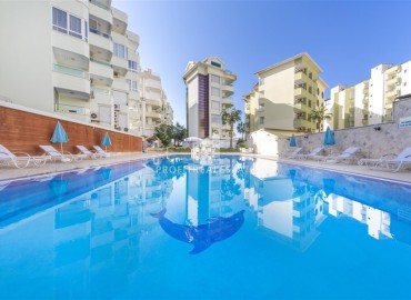 Современные меблированные апартаменты 2+1, 100м², с видом на Средиземное море, на первой береговой линии, Оба, Аланья ID-15724 фото-13