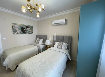 Elegant furnished apartment 2+1, 100 m², ready to move in, 100 meters from the beach, Tosmur, Alanya ID-15726 фото-14