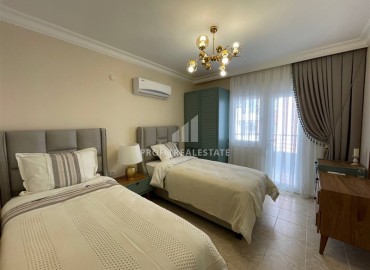 Elegant furnished apartment 2+1, 100 m², ready to move in, 100 meters from the beach, Tosmur, Alanya ID-15726 фото-15