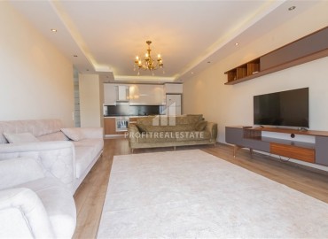 Стильная большая квартира с одной спальней, 70м², в комфортабельном комплексе Махмутлара, Алания ID-15730 фото-3