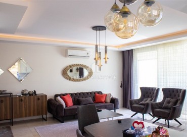 Beautifully furnished two bedroom apartment 115m², in a residence with facilities in Oba, Alanya ID-15734 фото-2