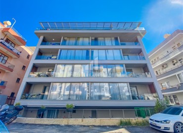 Двухкомнатная квартира, 55м², с элегантным интерьером в новой резиденции с бассейном в 150м от пляжа Клеопатры, Алания ID-15739 фото-18