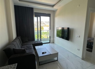 Furnished compact apartment 1+1, 40m², in an inexpensive residence with a swimming pool, in the Oba area, Alanya ID-15746 фото-3