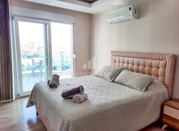 Furnished two bedroom apartment 120m², overlooking the Mediterranean Sea, 200 meters from the beach, Mahmutlar, Alanya ID-15753 фото-9