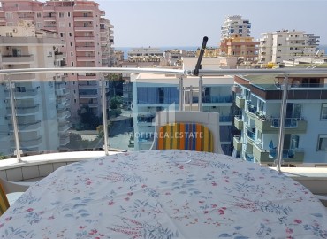 Меблированная трёхкомнатная квартира 120м², с видом на Средиземное море, в 200 метрах от пляжа,  Махмутлар, Аланья ID-15753 фото-15