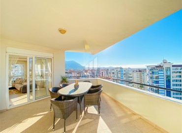 View two bedroom apartment 130 m² with views of the Mediterranean Sea, in a residence with facilities in Cikcilli, Alanya ID-15760 фото-17