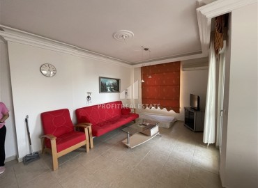 Видовая меблированная квартира с одной спальней, 60м² в уютном комплексе в Джикджилли, Алания ID-15773 фото-4