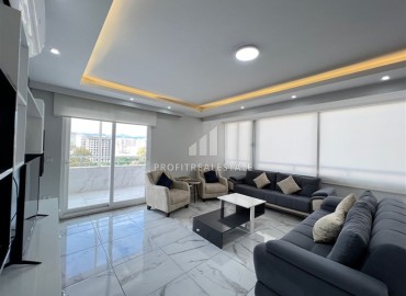 Stylish furnished three-bedroom penthouse, 145m², with separate kitchen, 300 m from the sea, Mahmutlar, Alanya ID-15775 фото-5