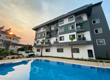 Cozy ergonomic one bedroom apartment with furniture, 50 m², in a residence with facilities, Oba, Alanya ID-15777 фото-1