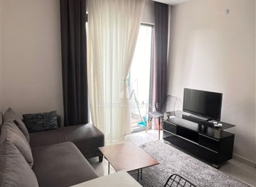 Cozy ergonomic one bedroom apartment with furniture, 50 m², in a residence with facilities, Oba, Alanya ID-15777 фото-2