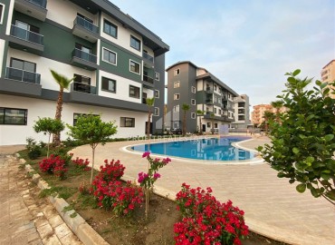 Cozy ergonomic one bedroom apartment with furniture, 50 m², in a residence with facilities, Oba, Alanya ID-15777 фото-13