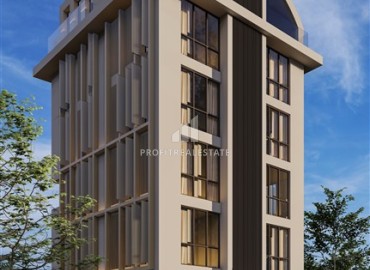 Двухкомнатная квартира 58м², в новостройке на финальном этапе строительства, в 400 метрах от моря, в центре Аланьи ID-15793 фото-11