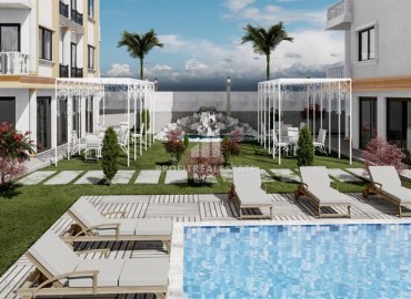 Unfurnished one bedroom apartment, 49 m², in a new building with extensive facilities, 550 meters from the sea, in the center of Alanya ID-15794 фото-6