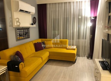 Симпатичная меблированная квартира 1+1, 60м² в уютной резиденции с бассейном в районе Анталии - Муратпаша ID-15798 фото-1