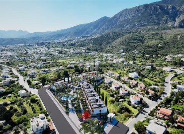 Investment project in installments from the developer: apartment in townhouses, 70-130m², 100 meters from the sea, Lapta, Northern Cyprus ID-15800 фото-4