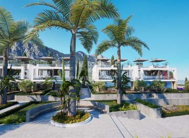 Инвестиционный проект в рассрочку от застройщика: апартаменты в таунхаусах, 70-130м², в 100 метрах от моря, Лапта, Северный Кипр ID-15800 фото-7