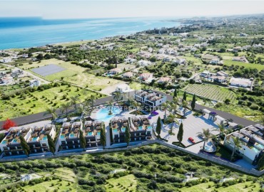 Инвестиционный проект в рассрочку от застройщика: апартаменты в таунхаусах, 70-130м², в 100 метрах от моря, Лапта, Северный Кипр ID-15800 фото-10
