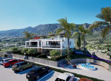 Инвестиционный проект в рассрочку от застройщика: апартаменты в таунхаусах, 70-130м², в 100 метрах от моря, Лапта, Северный Кипр ID-15800 фото-12