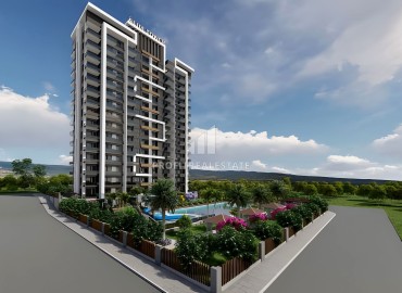 Комфортабельные квартиры, 65-110м², в элитном комплексе у моря на этапе строительства в Аяш, Эрдемли ID-15802 фото-2