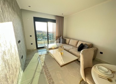 Ready-to-move-in one bedroom apartment, 50m², in a new residence with facilities in the Oba area, Alanya ID-15809 фото-3