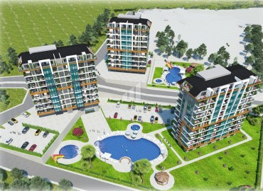 Investment project in installments from the developer, 54-303m², residence with facilities, Kestel, Alanya ID-15815 фото-8
