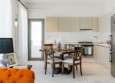 Стильная двухкомнатная квартира 66м², с собственной террасой, в таунхаусе с инфраструктурой, Алсанджак, Северный Кипр ID-15818 фото-4