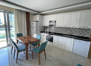 Stylish furnished apartment 2+1, 100m², on the first coastline, in a residence with facilities, Mahmutlar, Alanya ID-15826 фото-4