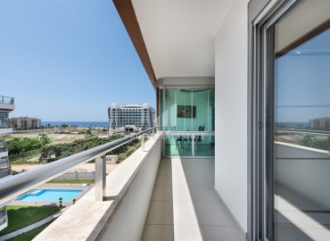 Stylish modern three bedroom penthouse, 130m², overlooking the Mediterranean Sea, Kestel, Alanya ID-15846 фото-14
