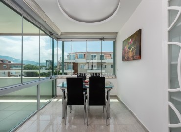 Stylish modern three bedroom penthouse, 130m², overlooking the Mediterranean Sea, Kestel, Alanya ID-15846 фото-16