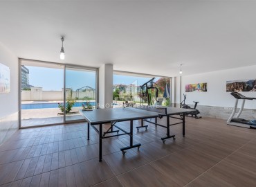 Stylish modern three bedroom penthouse, 130m², overlooking the Mediterranean Sea, Kestel, Alanya ID-15846 фото-20