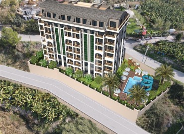 One-bedroom apartment, 60m², with sea and mountain views in a new premium residence in Mahmutlar, Alanya ID-15863 фото-1