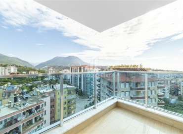 View furnished three-bedroom penthouse, 201m², 250 meters from the Mediterranean Sea, Tosmur, Alanya ID-15866 фото-18