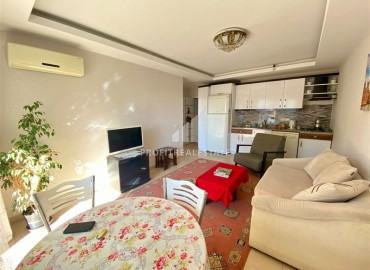Cozy furnished apartment 1+1, 55m², overlooking the Mediterranean Sea, 50 meters from the beach, Kargicak, Alanya ID-15869 фото-3