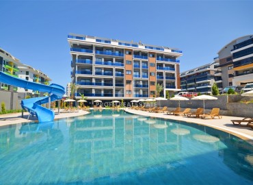 Cozy one bedroom apartment, 55m², in a new residence with good facilities, 150m from the sea in Kargicak, Alanya ID-15871 фото-1