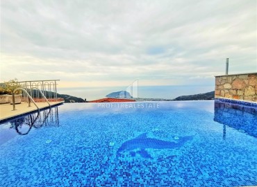 Меблированная вилла с тремя спальнями, бассейном с подогревом и панорамным видом на Средиземное море, Тепе, Аланья ID-15885 фото-20