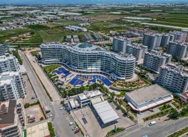 New apartment of different layouts, 54-145m², 500 meters from the sea, in a hotel-type residence, Kundu, Antalya ID-15891 фото-14