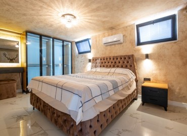 Роскошная меблированная вилла с тремя спальнями, 210м² в элитном горном районе Алании Бекташ ID-15894 фото-14